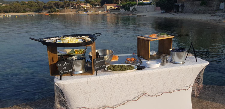 Traiteur pour cocktail dînatoire Bastia