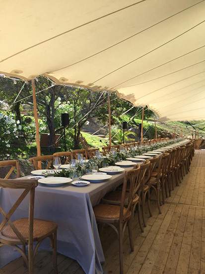 Location table et chaises Corse